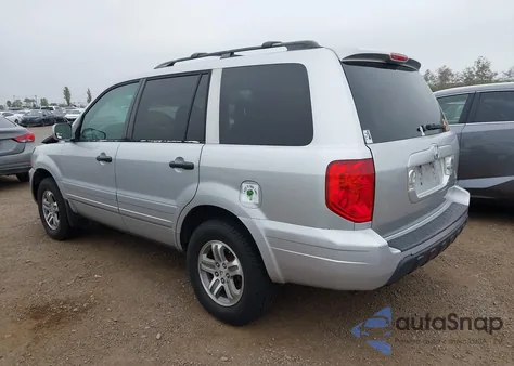 2005 Honda Pilot Ex-L из США, поврежденный, VIN 5FNYF18535B048723
